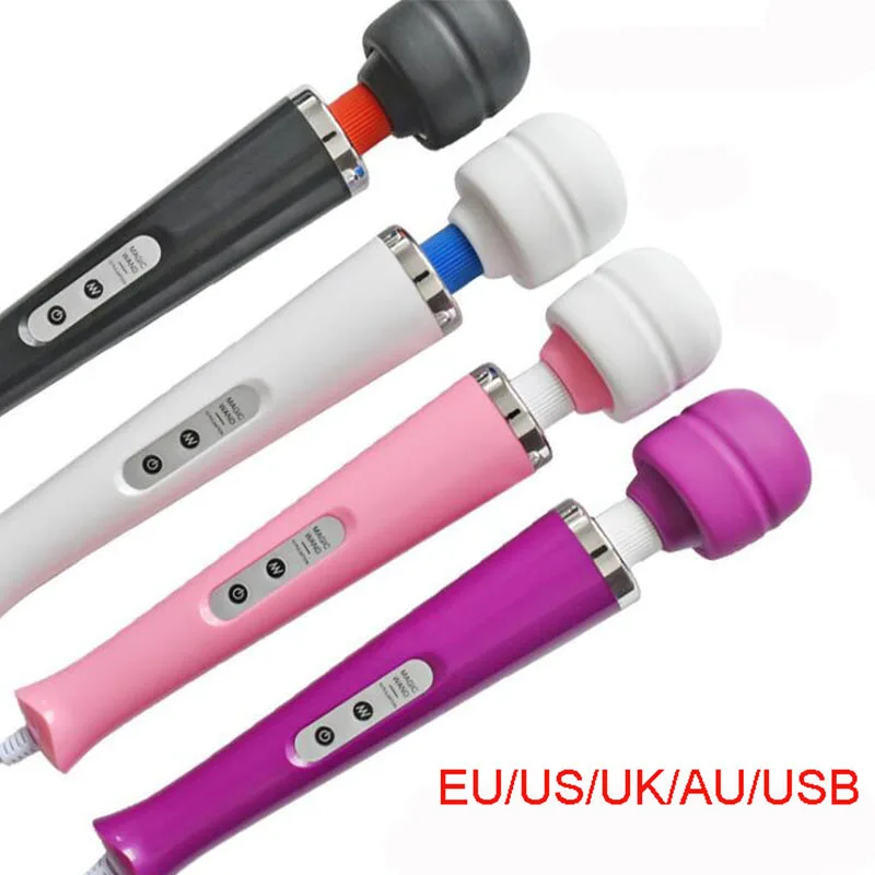 Женский USB перезаряжаемые AV вибратор Волшебная палочка клитора вагинальный G-spot
