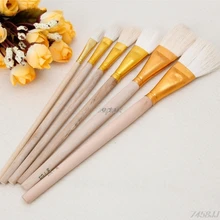 6 шт./компл. художник набор кистей для рисования из шерсти бахрома с акварель акриловая картина маслом Краски ing кисточки дети подарок Краски ing поставки G22 Прямая поставка