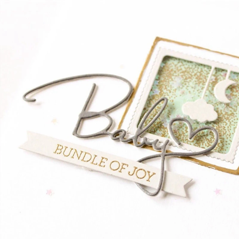 Детские металлические Вырубные штампы трафареты для сделай сам скрапбукинг