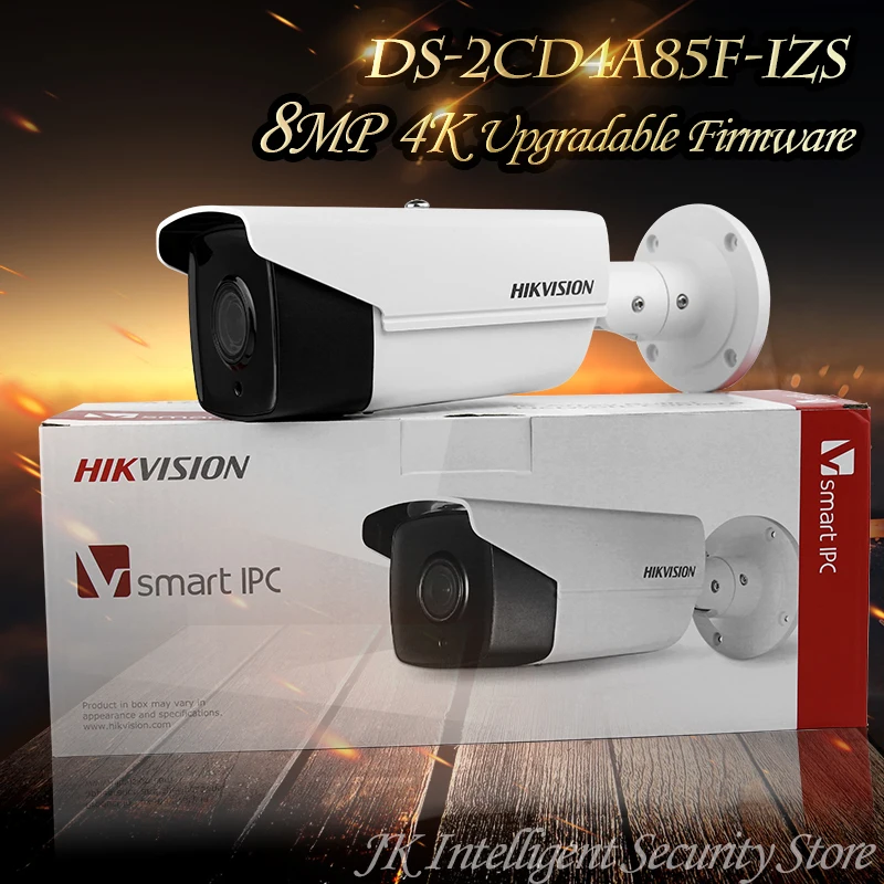 

Hikvision Free Shipping DS-2CD4A85F-IZS Original English Version 4K Smart Bullet Camera Motorized lens with Smart Focus