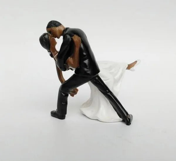 50pcs Lot Afro American Coup Dancing Tango Kiss Funny Wedding