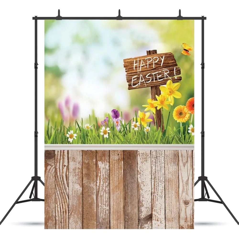 

SHENGYONGBAO Art Cloth Custom Photography Backdrops Prop Easter day Theme Photography Background 10955