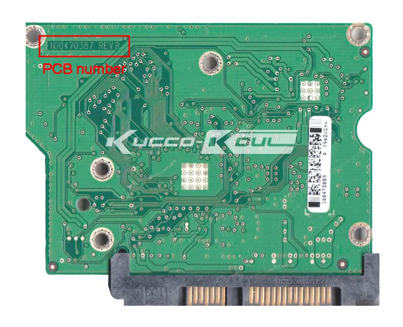 

hard drive parts PCB logic board printed circuit board 100470387 for Seagate 3.5 SATA hdd data recovery hard drive repair