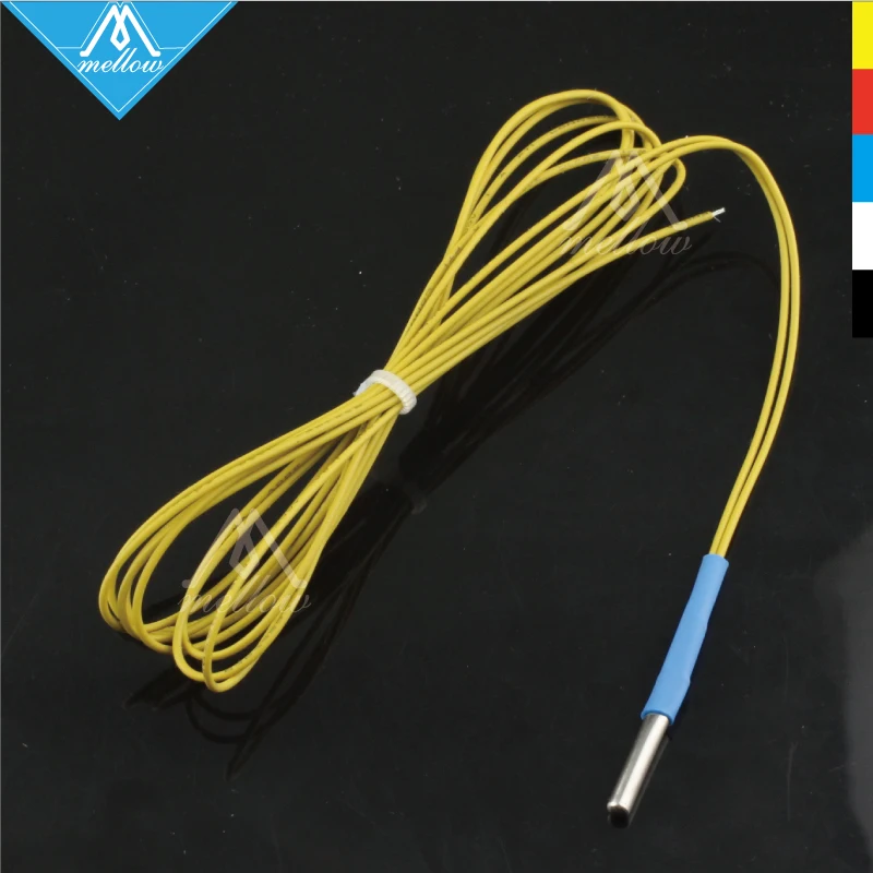 3D طابعة أجزاء 1 M HT-NTC100K أوم الثرمستور عالية درجة الحرارة NTC 3950 100 K الاستشعار ل خيوط PT100 V6 الحرارة كتلة Hotend 3D طابعة أجزاء 1 M HT-NTC100K أوم الثرمستور عالية درجة الحرارة NTC 3950 100 K الاستشعار ل خيوط PT100 V6 الحرارة كتلة Hotend