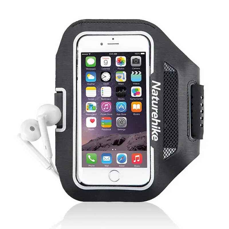 Naturehike Outdoor Night Running gym bag sports bags Arm Mobile Phone Wrist Bag case for phone fitness accessories NH16Y008-B