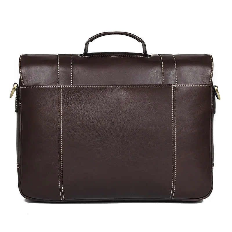 Nesitu Männlichen Echtes Reisetasche ''15 Messenger Vintage 6'' Portfolio Schokolade M7396 Tasche Business Aktentasche Laptop Leder Männer 14 g6grnqw
