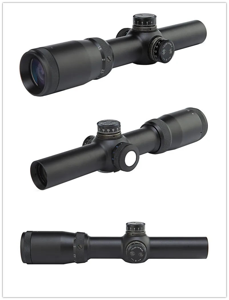 

Hunting Holographic Optical 1-4x24 Riflescopes 30mm Monotube Scope Tactical Air Gun Riflescope AirSoft Sight Hunting Rifle Scope