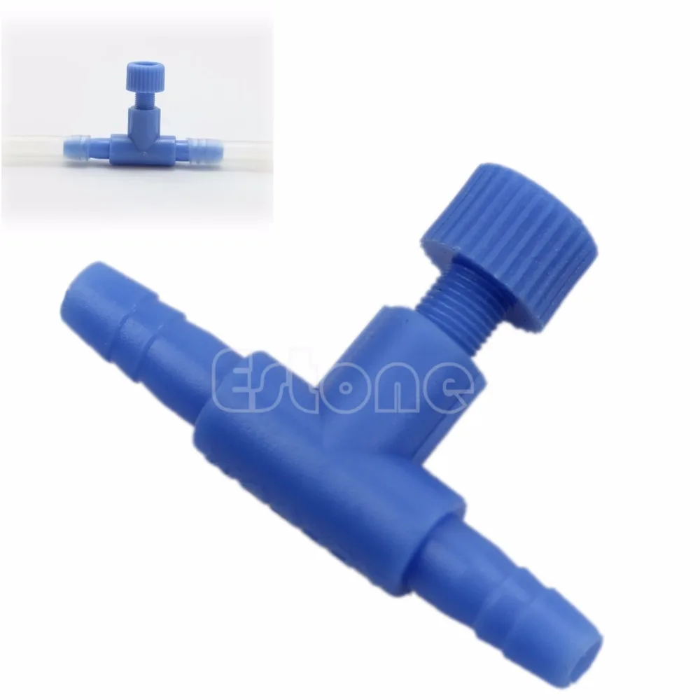1pc 4mm Aquarium Fish Tank Adjust Air Line Tubing Volume Flow Control