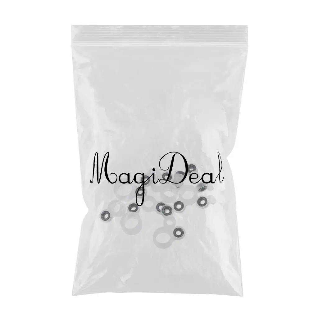 14Pcs/set Silicone and Ceramic Fishing Rod Guides Rod Repair Kit DIY Rod Tip Eye Rings Fishing Repair Accessories Rod Pesca