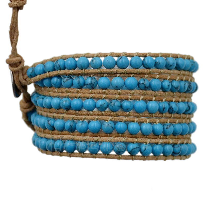 001-3 Blue Turquoise 5turns b