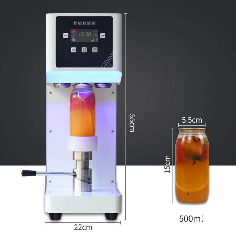 Умная панельная машина для запечатывания чашек 500 мл 650 мл молочный чай кофе пузырьковая бутылка для напитков коммерческий герметик чашек
