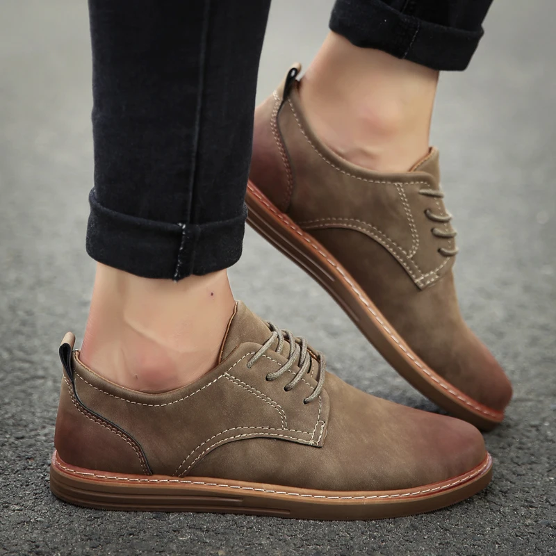 fashion leather casual shoes men comfortable leisure moccasins cheap dress male footwear work elegant boy oxford shoes for m (22)