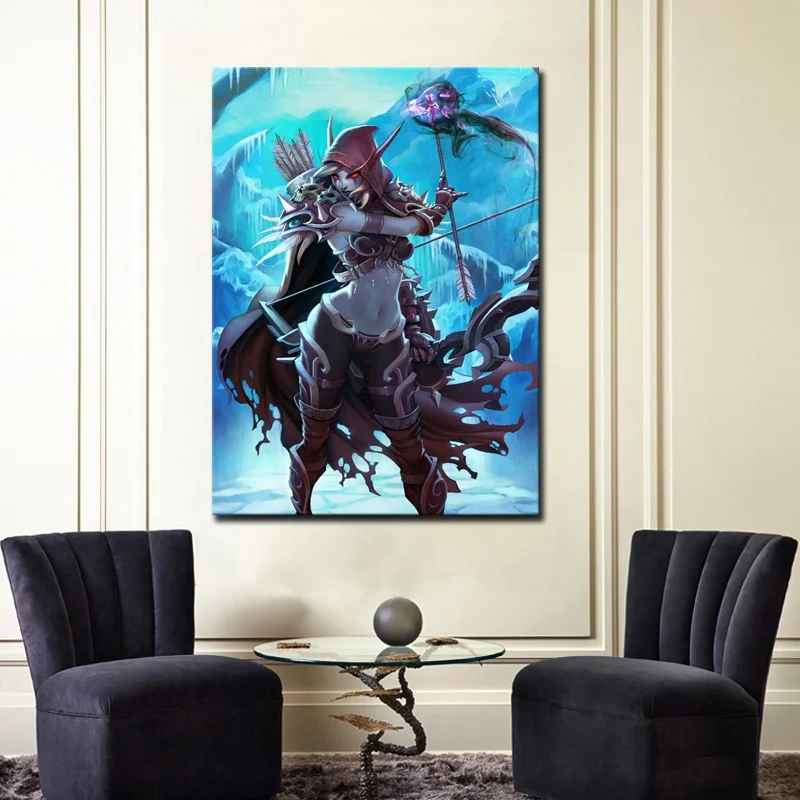 Home Decor Modular Picture Wall Art 1 Piece Dota 2 Prints Video Game Poster For Living Room Spray P