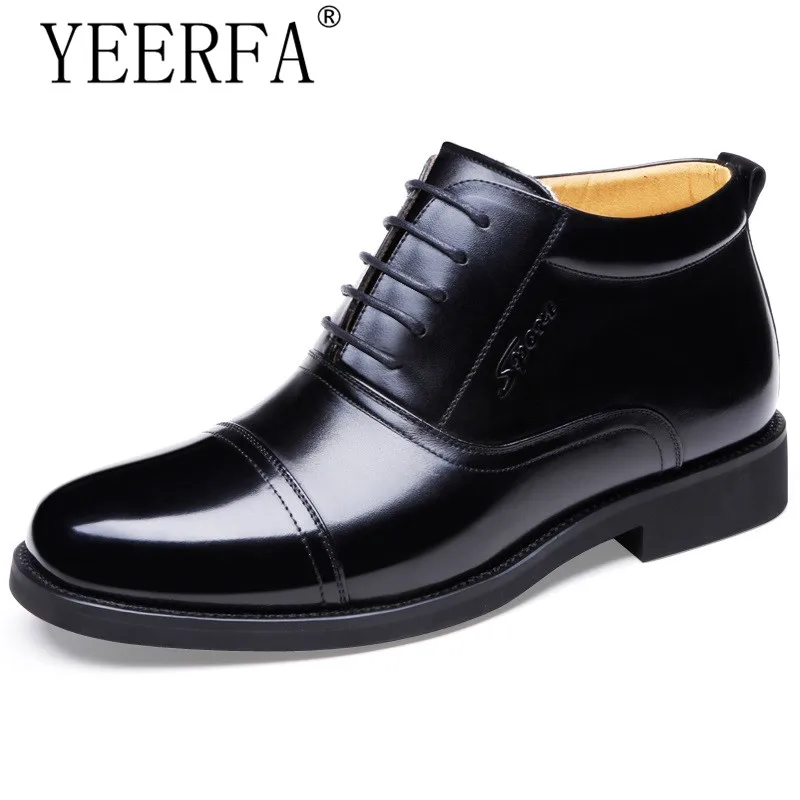 

Newly Man Genuine Leather Snow Boots Winter High Quality Soft Leather Shoes Wool Inner Boots 38-44 Man Zipper Snow Boots