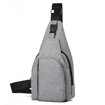

New Men's Anti-theft Nylon Chest Sling Bag Waterproof Waist Bags Shoulder Cross Body Pack