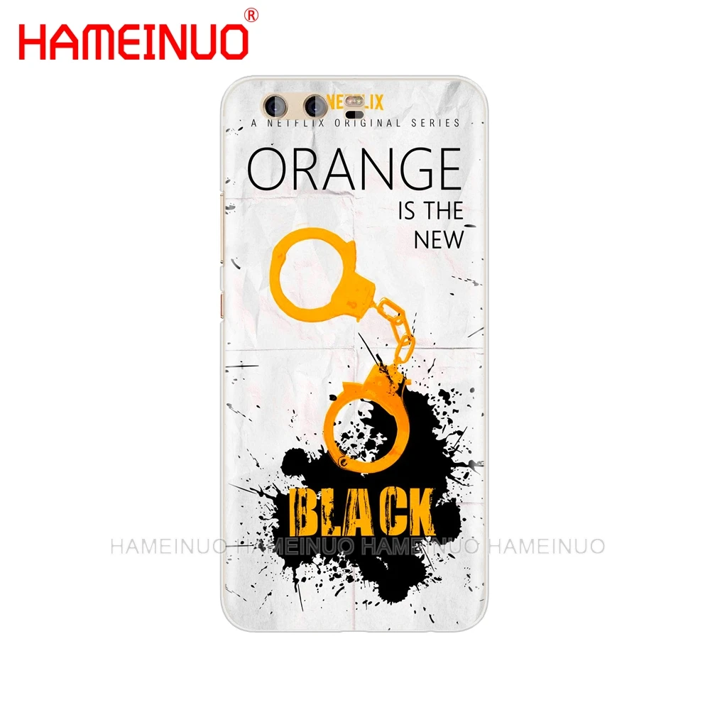 HAMEINUO ORANGE IS THE NEW Черная крышка чехол для телефона для huawei Ascend P7 P8 P9 P10 P20 lite plus pro G9 G8 G7