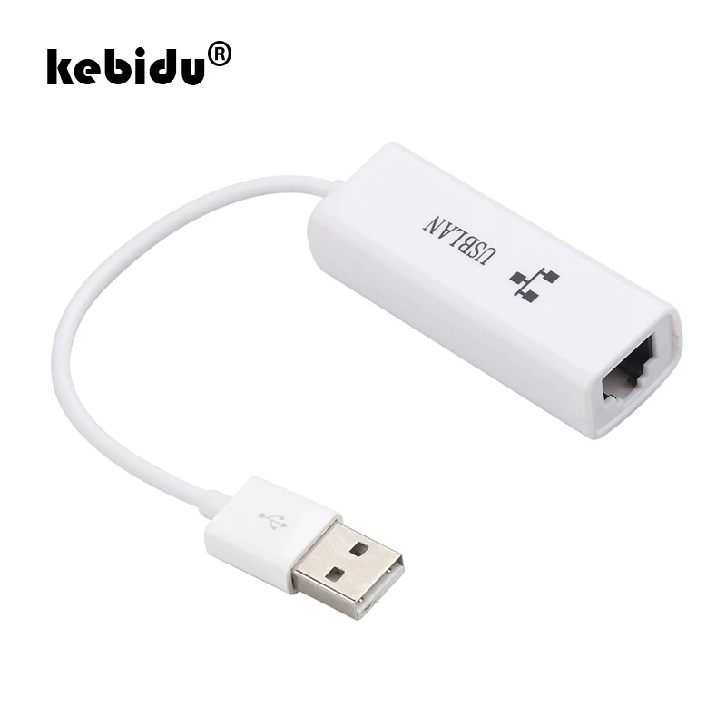 Сетевая карта kebidu USB 2 0 до 10/100 Мбит/с RJ45 сетевая Ethernet Lan для Mac OS планшетов ноутбуков