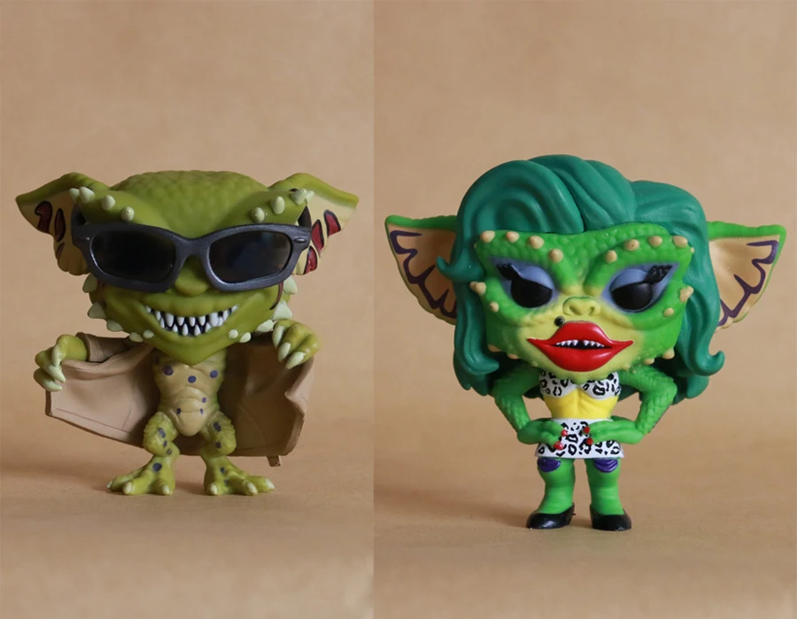 NECA Gremlins ULTIMATE полосатая пленка мигающая Gremlin Greta 610 609 Виниловая фигурка модель