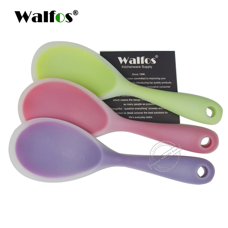 WALFOS Пищевая силиконовая кухонная посуда ложки и инструменты для приготовления