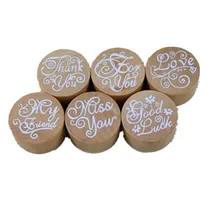 6 шт./лот отличное качество DIY Ассорти Ретро Винтаж с цветочным орнаментом, в цветочек круглый деревянный резиновый альбом для штампов