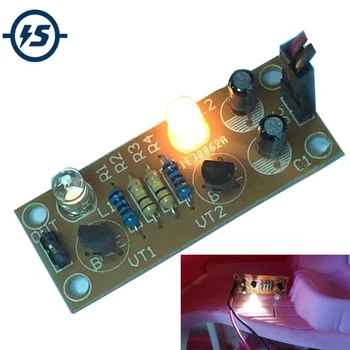 

Electronic DIY Kit Multi-harmonic Oscillating Flashing Lights DIY Kit Flash Circuit Practice Board Learning Suite
