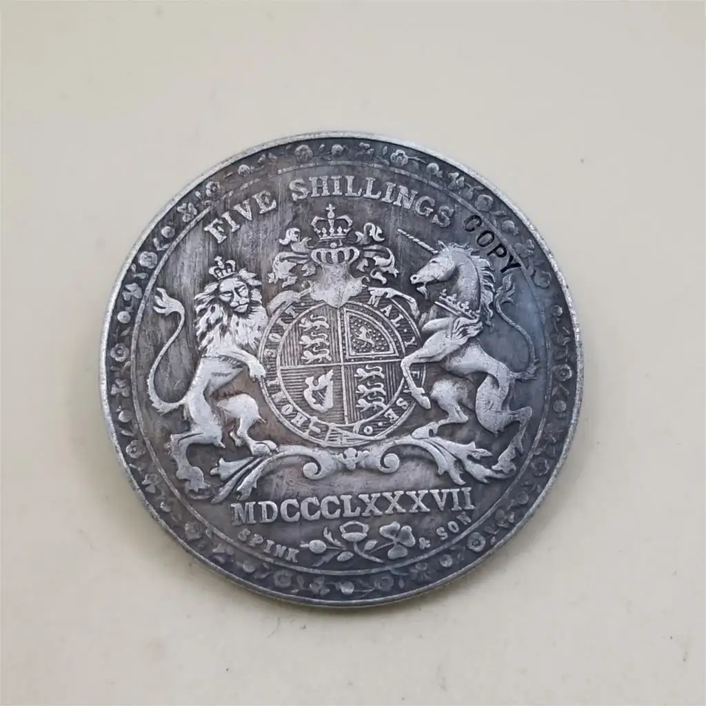 1887 Великобритания 1 Корона копия монеты памятные монеты художественная коллекция