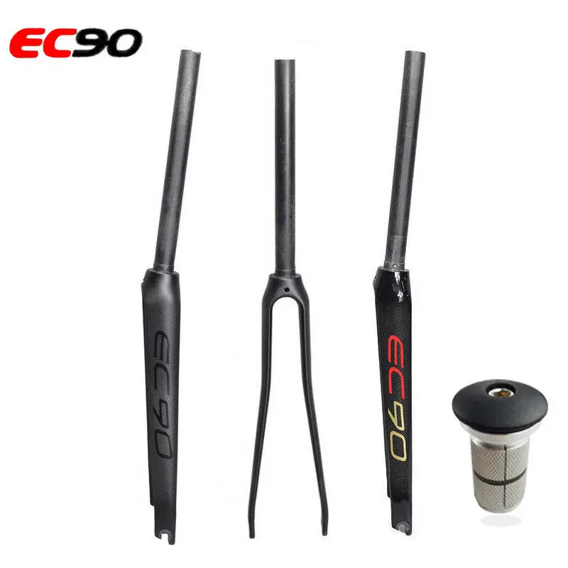 1-1//8 700C Carbon Fiber Bicycle Front Fork Cycling Road Bike Glossy//Matte 28.6mm