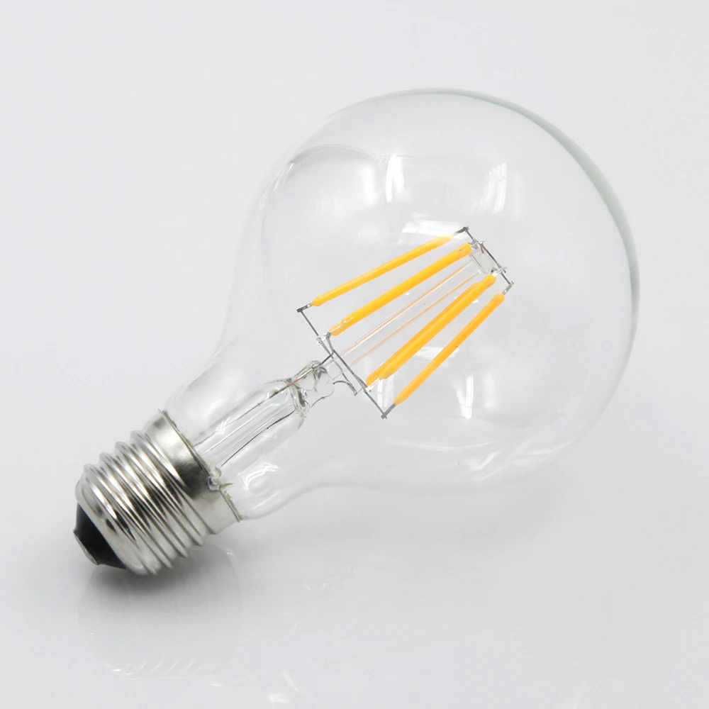 Светодиодный светильник лампы E27 E14 4W 6W 8W 220V подвесной светильник в стиле ретро Винтаж Свеча светильник шар светодиодный ламп накаливания Bombillas светодиодный лампа Эдисона