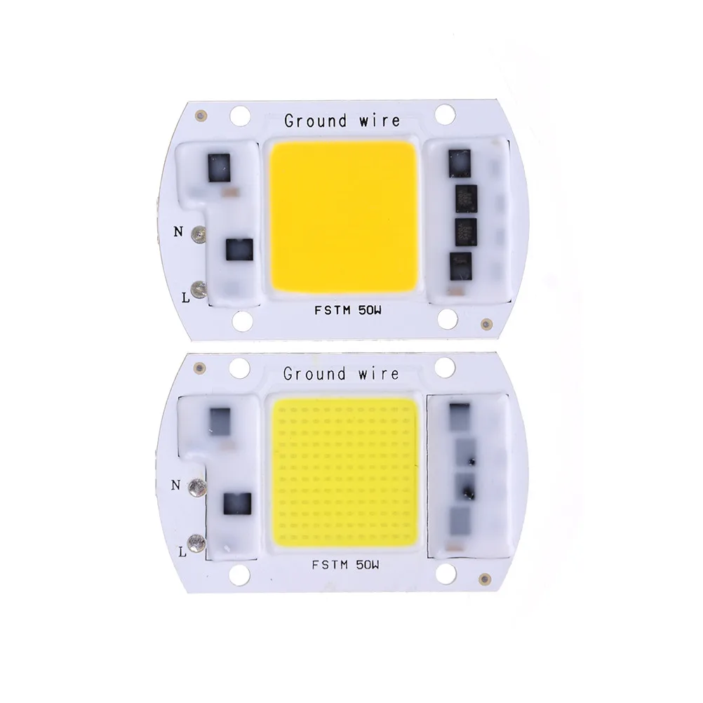 Для DIY светодиодный прожектор светодиодный спот COB лампы Чип 5 Вт 20 30 50 220 В 110 вход Smart IC драйвер Fit