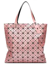 

Women's Female Fashion Handbag Bag Effect Totes Geometric Shoulder Bags Mosaic Totes 9*9 Lattice