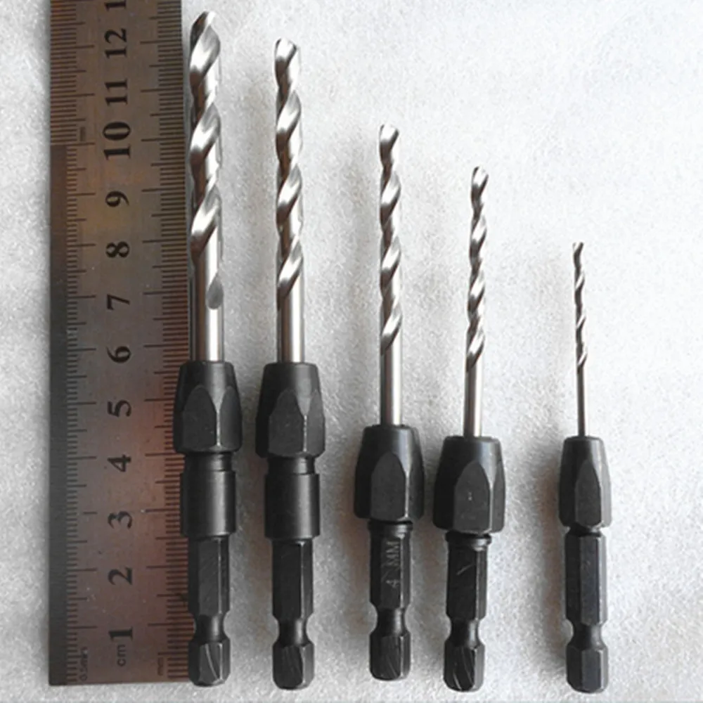 Buy Hot ! New 5pcs Quick Change Hex Shank Drill Set