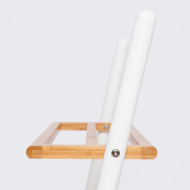 Shoe Rack Assemble 3 Ties Rack Stand White Shoes Organizer Shelf Entryway Furniture Home Decor