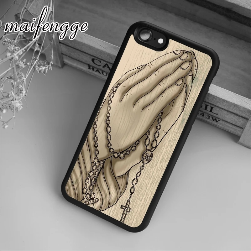 Maifengge религиозный чехол для iPhone 5 6 7 8 plus 11 12 Pro X XR XS Max Samsung Galaxy S7edge S8 S9 | Мобильные