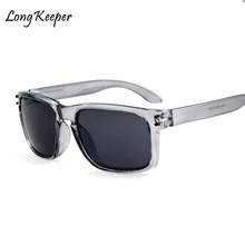 Классические солнцезащитные очки, мужские спортивные солнцезащитные очки, мужские очки для вождения, зеркальные очки, черная серая оправа, мужские очки UV400