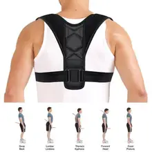 Correcteur médical de posture, ajustable pour homme et femme, corset de soutien lombaire, attelle pour le haut du dos et épaules, unisexe