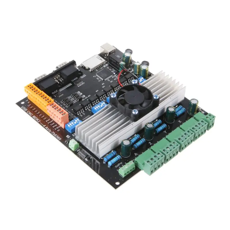 

USB MDK2 4 Axis Tb6560 Stepper Motor Driver Board 3.5A 24V with MPG Interface For CNC Engraving