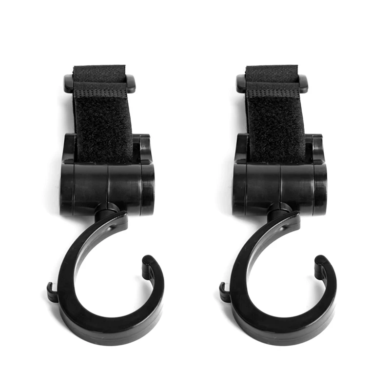 

Baby stroller hooks 360 degree rotating big hook cart hanging bag accessories hanging bag 2 pcs