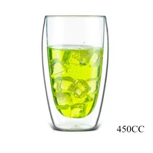 450cc двойными стенками Стекло Кофе кружка Чай пива чашка ручной работы творческой прозрачного термостойкого Посуда для напитков Copo caneca к criativa