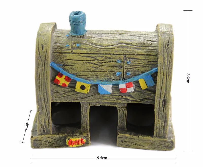 Hars Spongebob Aquarium Decoratie Krusty Krab Aquarium