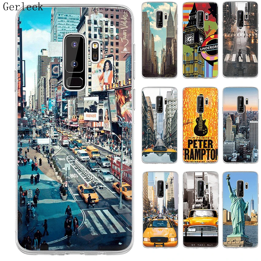Desxz New York Landscape Phone Case For Samsung Galaxy A10 A30 A40 A50 A70 M10 M20 M30 Note 8 9 Cover | Мобильные телефоны и