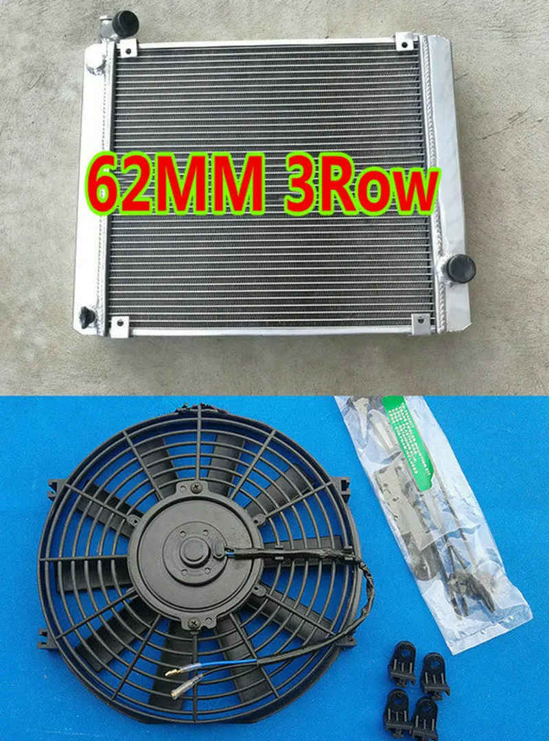 FAN Triumph Stag 3.0 V8 MK2 MT 1972-1977 1976 1975 75 62MM Aluminium radiator