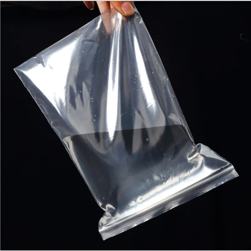 Heavy-Duty Various Sizes Reclosable Plastic Packaging Bags Zip Lock Plastic Bags Zipper Clear Zip lock bags(pack of 100)