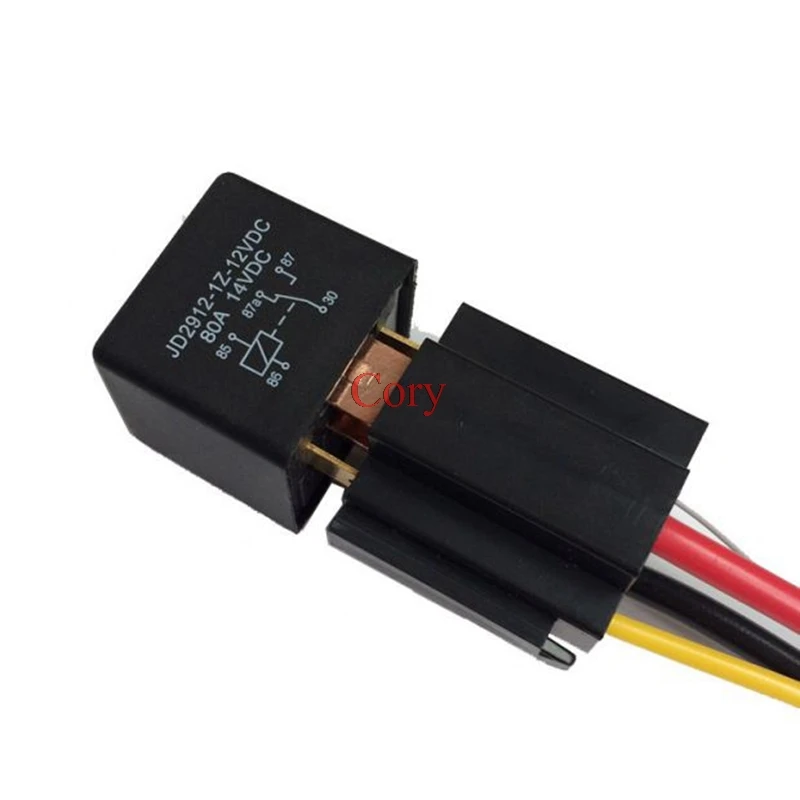 1 шт. Водонепроницаемый автомеханический переключатель 12/24 v 4/5pin 40a реле