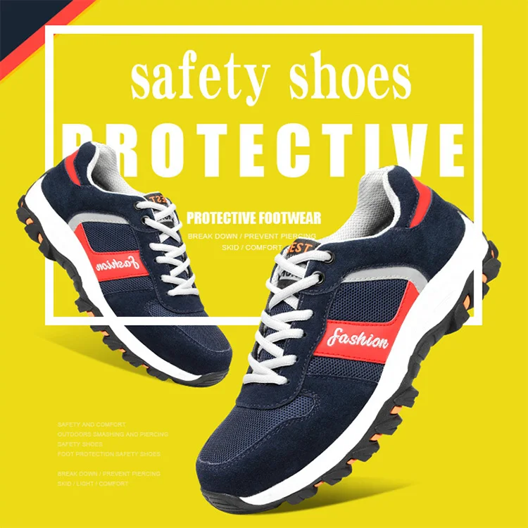 Men- Work- Safety -Shoes -Steel -Toe -Warm -Breathable- Men's-Casual -Boots- Anti-smashing- Puncture Proof- Labor Insurance Shoes -Large size -36---46 (17)