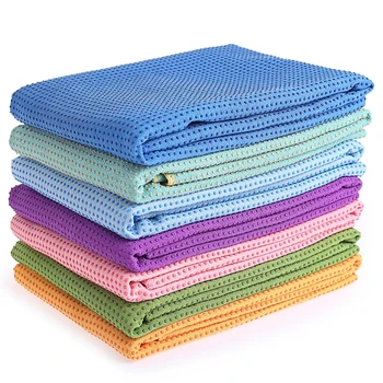 

Non Slip Yoga Mat Cover Sweaty Towel Anti Skid Microfiber Yoga Mat Size 183*63cm 72''x24'' Sports Towel Pilates Fitness Blankets
