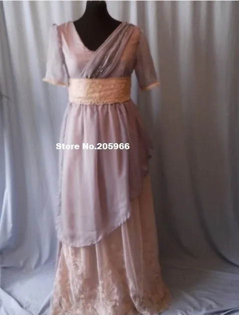 

1912 Edwardian Empire Dress Costume Custom made for you/Function Dress Tea Party Dress