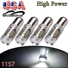 1pcs High Power 1157 BAY 15D P21 8W 16 SMD 3030 LED Rear Reverse Bulbs Tail