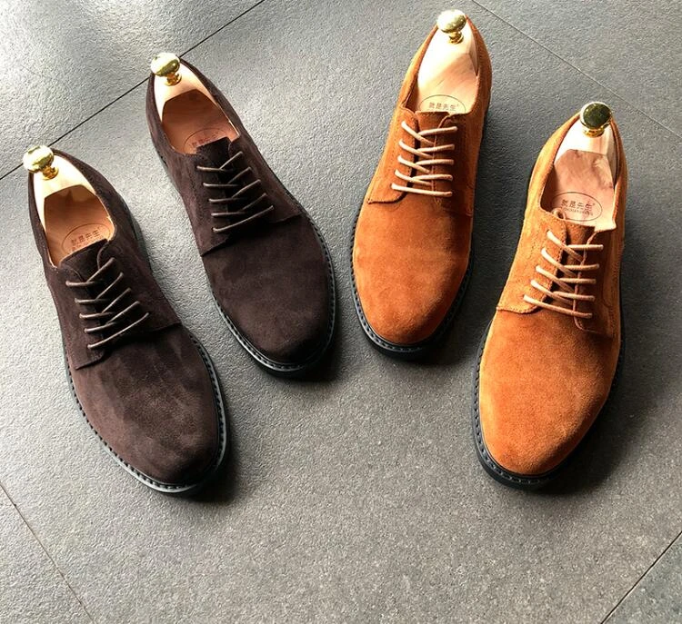 Mens smart suede shoes Clearance
