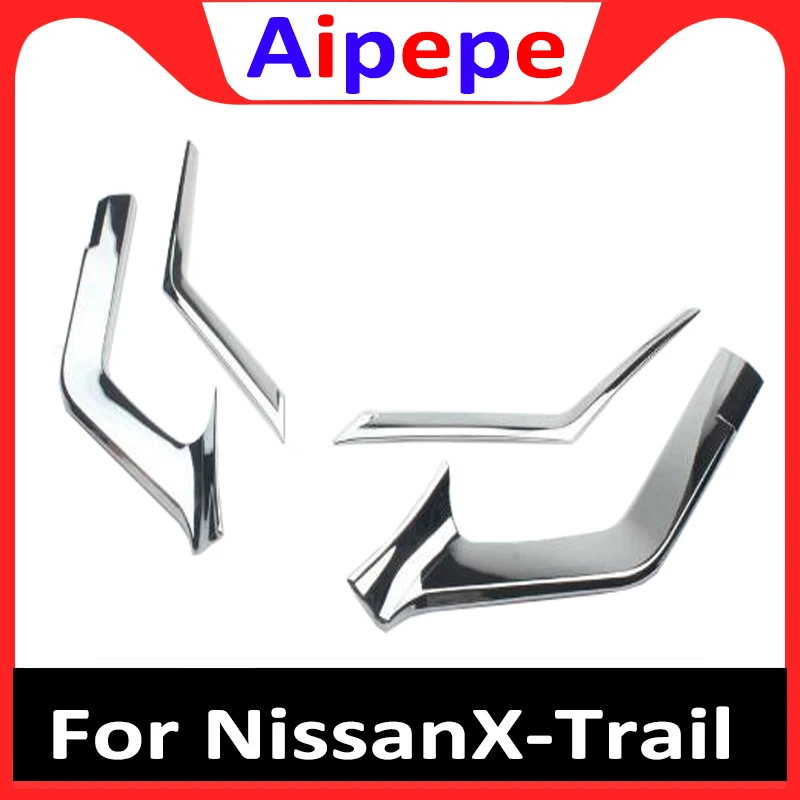 Для Nissan x-trail x trail xtrail Rogue T32 горячая АБС Хромированная передняя решетка декоративная накладка наклейки чехол