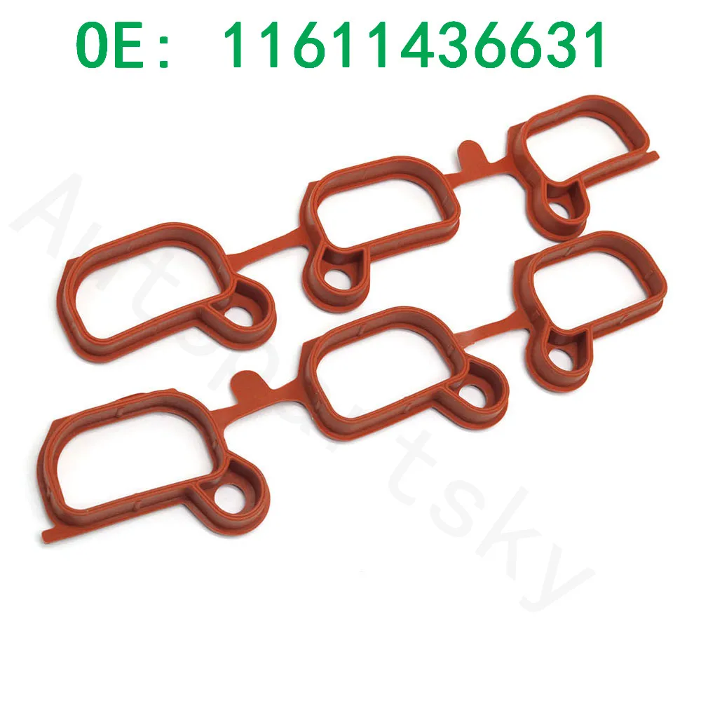 2 шт. прокладка впускного коллектора двигателя для BMW E46 E60 E53 BAPMIC 323Ci 325i 525i X3 X5 OEM